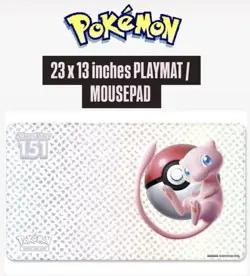 NEW Pokemon 151 UPC Playmat Mew Play Mat Ultra Premium Collection UPC - Image 1