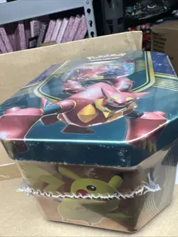 Pokemon 2016 Volcanion EX Battle Heart Collectors Tin - Factory Sealed 820650801464 - Image 4