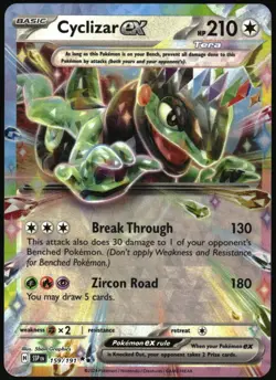 Pokemon - Surging Sparks Cyclizar Ex 2024 159/191 Double Rare - Image 1