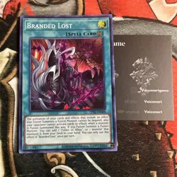 Branded Lost OP22‑EN009 Super Rare Continuous Spell 1st Ed NM YUGIOH - Image 1