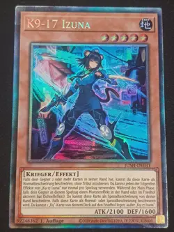K9-17 Izuna JUSH-DE031 Collectors Rare DE NM YUGIOH - Image 1