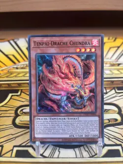 Yugioh Tenpai Dragon Chundra OP27-DE006 Super Rare - Image 1