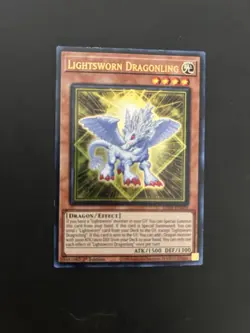 Yugioh! Lightsworn Dragonling - LEDE-EN023 - Ultra Rare - 1st Edition Near Mint, - Image 1