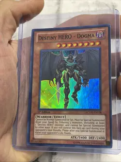 Destiny HERO - Dogma LCGX-EN128 1st Edition - YuGiOh Card - NM YuGiOh! Holo - Image 1