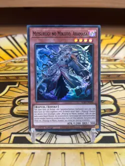 Yugioh Mitsurugi No Mikoto, Aramasa Super Rare ALIN-DE090 - Image 1
