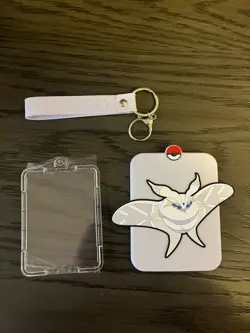 Pokemon Frosmoth Keychain Card Holder NEW! Includes Sealed Frosmoth Promo Card - Image 4