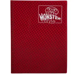 Monster 9 Pocket Trading Card Binder -Holofoil Red Album, Anti-Theft & Anti-D... - Image 1