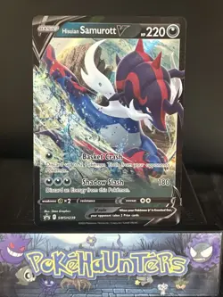 Pokemon Card Hisuian Samurott V SWSH239 Black Star Promo Near Mint - Image 1