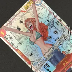 2022 ONE PIECE CARD Nami OP-01-016 SEC Manga Alt Art romance Dawn Japanese Mint - Image 1