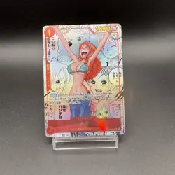 2022 ONE PIECE CARD Nami OP-01-016 SEC Manga Alt Art romance Dawn Japanese Mint - Image 2