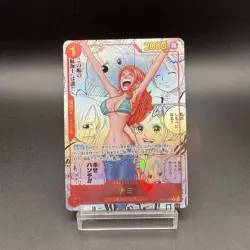 2022 ONE PIECE CARD Nami OP-01-016 SEC Manga Alt Art romance Dawn Japanese Mint - Image 3
