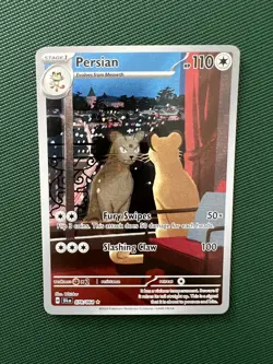 Pokemon TCG Persian 078/064 Shrouded Fable Holo Card, Illustration Rare, Full - Image 1