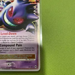 Gengar LV.X Arceus Holo Card 97/99 Rare Holo Pokemon TCG - Image 5