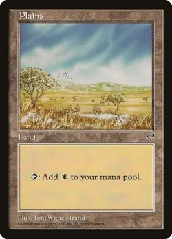 MTG Mirage --- PLAINS (v1) --- Common! LP! Magic the Gathering! - Image 3