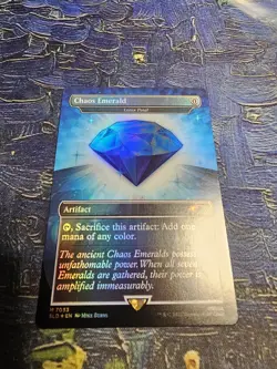 Chaos Emerald - Lotus Petal (7033) Secret Lair Drop Foil Sonic the Hedgehog MTG - Image 3
