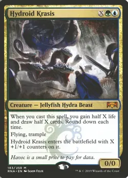 MTG Hydroid Krasis (0183) *Non-Foil* Promo PW Stamp Ravnica Allegiance MT/NM - Image 1