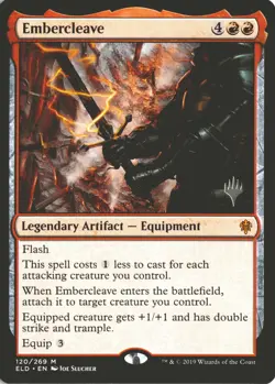 MTG Embercleave (120) *Non-Foil* Promo PW Stamp Throne of Eldraine MT/NM - Image 1