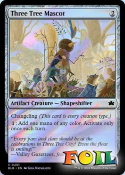 Three Tree Mascot 0251 MTG Bloomburrow Common NP Foil - Image 1