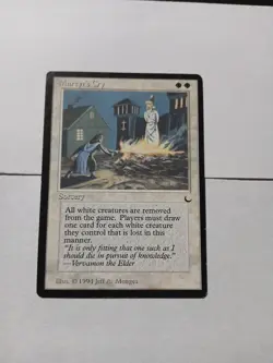 MTG Martyr's Cry The Dark in Light Play Condition. - Image 3