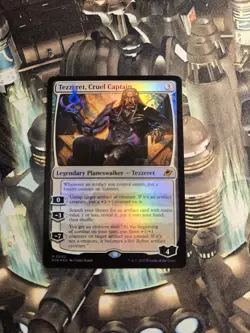 1x Tezzeret, Cruel Captain - Foil M MTG Edge of Eternities, English 0002 NM x1 - Image 1