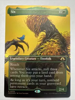 MTG Six (Borderless Foil) Modern Horizons 3 NM - Image 1