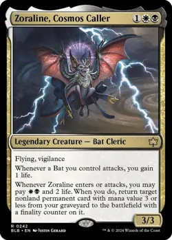 Zoraline, Cosmos Caller 0242 MTG Bloomburrow Rare NP - Image 1