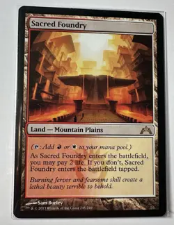 MTG Sacred Foundry Gatecrash Rare Card 245/249 GTC - Image 1