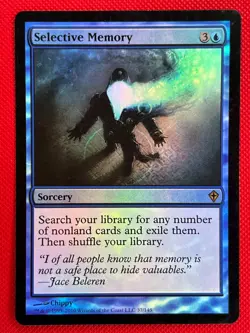 MTG Foil 1X Selective Memory X1 Worldwake Magic - MP - Image 1