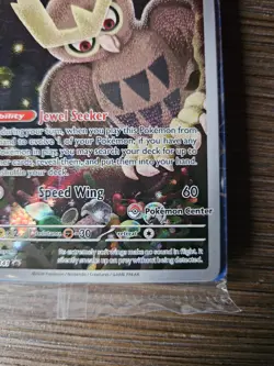 Noctowl SVP 141 Pokemon Stellar Crown PROMO Pokemon Center Stamped Sealed - Image 5