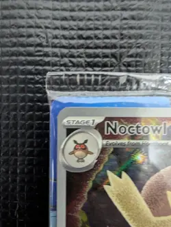 Noctowl SVP 141 Pokemon Stellar Crown PROMO Pokemon Center Stamped Sealed - Image 5
