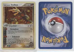 Team Magma's Aggron Holo German Pokemon EX Magma vs Aqua #7 2004 15fy - Image 3