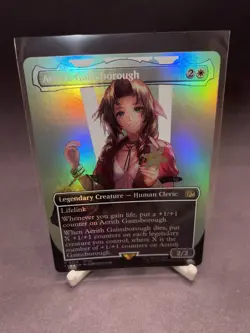 Aerith Gainsborough (Borderless) Final Fantasy Foil - Image 2