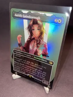Aerith Gainsborough (Borderless) Final Fantasy Foil - Image 3