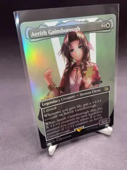 Aerith Gainsborough (Borderless) Final Fantasy Foil - Image 4