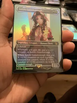Aerith Gainsborough (Borderless) Final Fantasy Foil - Image 1