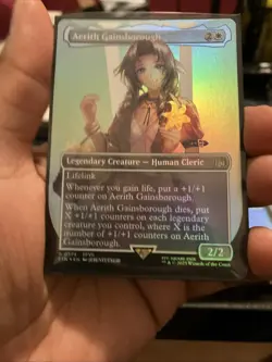 Aerith Gainsborough (Borderless) Final Fantasy Foil - Image 2