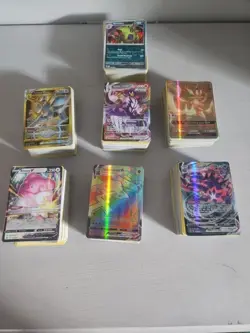 Pokemon Cards Lot Of 100 - Vmax - Gx - Ex - Holos Included - Image 1