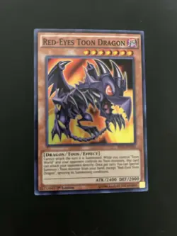 *** RED-EYES TOON DRAGON *** 1ST EDITION SUPER RARE SHVI-EN036 MINT/NM YUGIOH! - Image 1