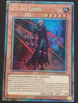 K9-00 Lupis JUSH-DE034 Collectors Rare Justice Hunters DE NM YUGIOH - Image 1