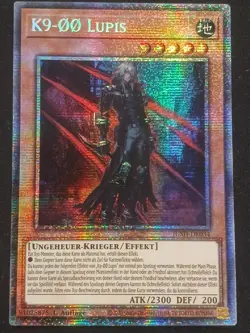 K9-00 Lupis JUSH-DE034 Starlight Rare Justice Hunters DE NM YUGIOH - Image 1