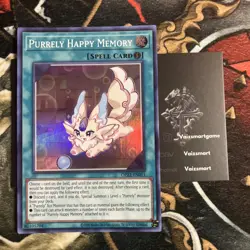 Yugioh Purrely Happy Memory OP22-EN011 Super Rare NM - Image 1
