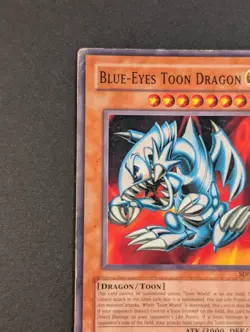 Yugioh TCG - 1x Blue Eyes Toon Dragon - SDP-020 - Heavy Play HP - Vintage - 2003 - Image 3