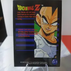 Super Sayain Goku G1 JPP/AMADA Funimation Card 1999 Dragon Ball Z - Image 2
