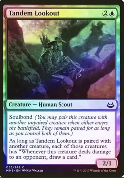 Tandem Lookout FOIL Modern Masters 2017 PLD Blue Common MAGIC CARD - Image 1