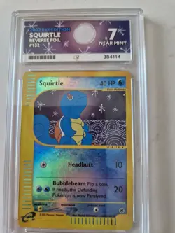 Squirtle 132/165 ACE 7 Expedition Reverse Holo E-reader Pokemon Card - Image 1