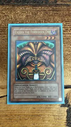 Exodia the Forbidden One - Ultra Rare DB1-EN139 Yugioh Card NM/LP Great Head - Image 1