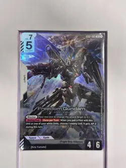 GD01-065 Freedom Gundam LR - Gundam Card Game TCG Rare Textured - Image 1