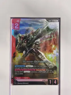 GD01-046 Buster Gundam LR - Gundam Card Game TCG Rare Textured - Image 1