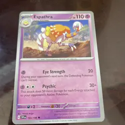 Espathra 103/198 Pokemon TCG Scarlet & Violet Base CARD REGULAR UNCOMMON - Image 1
