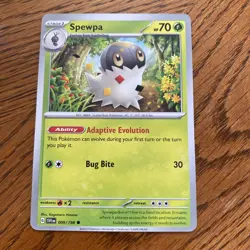 Spewpa 009/198 Common Scarlet & Violet Base Set Pokemon TCG CARD REGULAR - Image 1